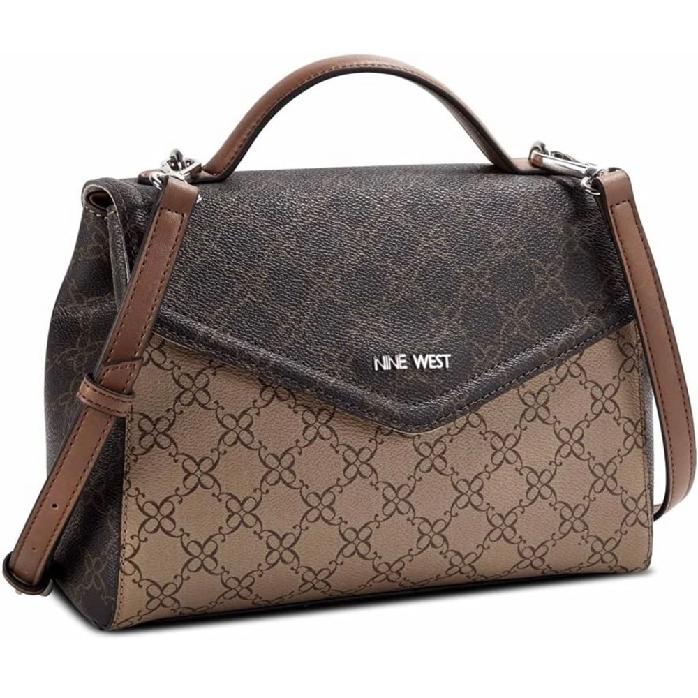 NINE WEST | brown/tan crossbody/handbag/satchel/purse